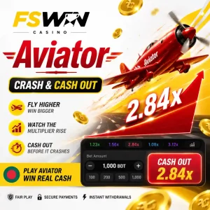 FSWin Casino Aviator: Crash & Cash Out